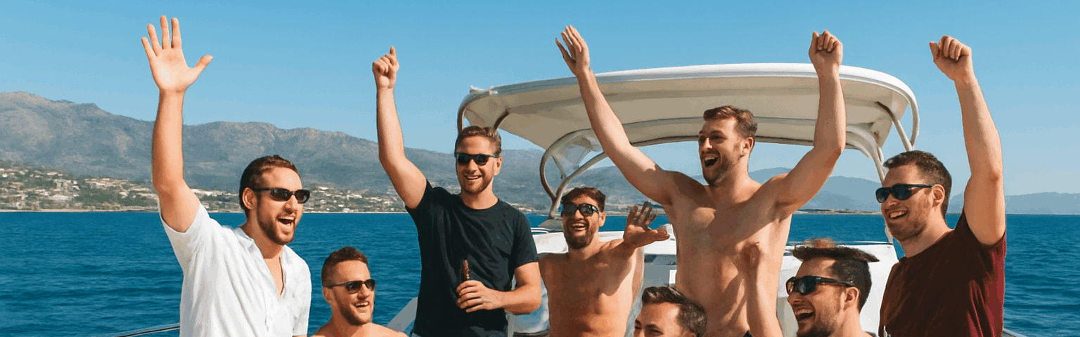 Marbella Stag Do Boat Party